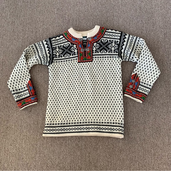 Dale of Norway Black and Cream Nordic Sweater - Picture 3 of 9